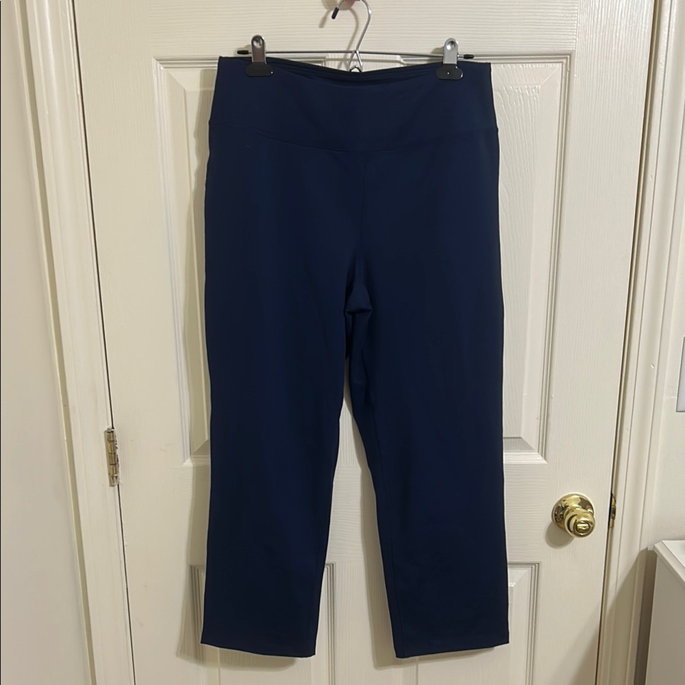 Lands' End Blue Ankle Cropped Pants & Jumpsuits